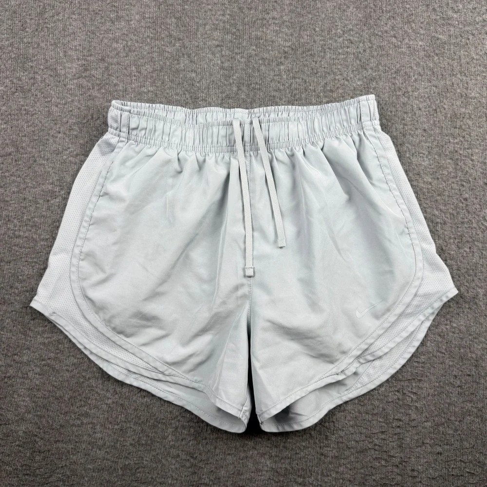 Nike Dri-FIT Womens Running Shorts Gray Mesh Side Panels Size Small 831558-043